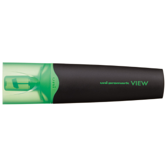 sk_Текстовыделитель клиновидный 1-5мм Uni Promark View, Зелёный