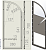 Боковина стенда настольного с сетчатыми полками (левая+правая) 280х700 мм, Глянец, RAL9016 Белый
