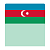 Шелфстоппер stpos ФЛАГИ (Азербайджан) из ПЭТ 0,3мм в ценникодержатель, 70х75 мм, мятный