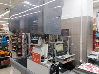 02_Экран-защита БОК. для КАСС. БОКСА 500мм Эконом