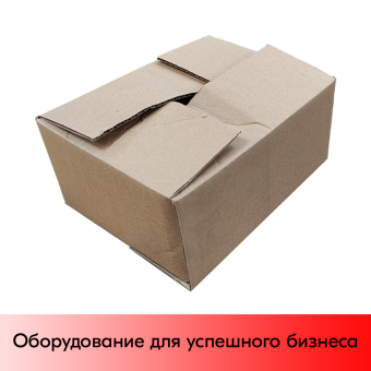 01_Гофроящик (коробка) 225х170х100мм, Т23, Бурый